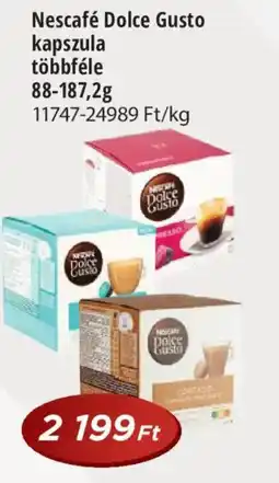 Real Nescafe Dolce Gusto kapszula ajánlat
