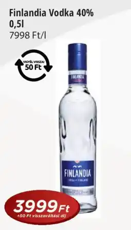 Real Finlandia Vodka 40% ajánlat