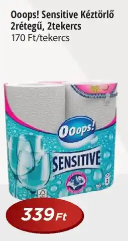 Real Ooops! Sensitive Kéztörlő ajánlat