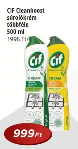 Real Cif Cleanboost súrolókrém ajánlat