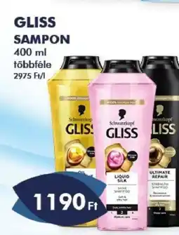 Azúr Schwarzkopf Gliss sampon ajánlat