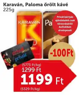 PRIVÁT Karaván, Paloma őrölt kávé ajánlat