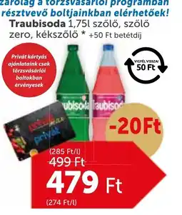 PRIVÁT Traubisoda ajánlat
