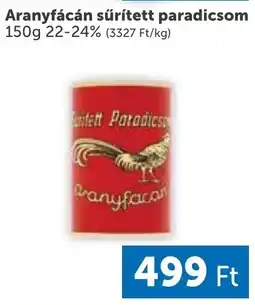 PRIVÁT Aranyfácán sűrített paradicsom ajánlat