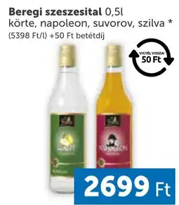 PRIVÁT Beregi szeszesital ajánlat