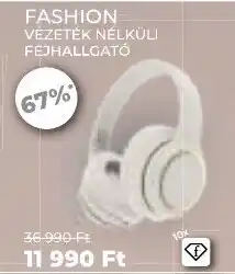 PRIVÁT FASHION VEZETÉK NÉLKÜLI FEJHALLGATÓ ajánlat