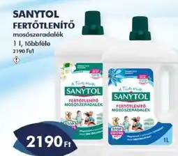 Azúr Sanytol fertőtlenítő mosószeradalék ajánlat
