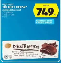 ALDI FINEST BAKERY TÖLTÖTT KEKSZ ajánlat