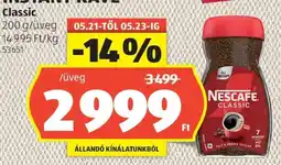 ALDI Nescafé Classic ajánlat