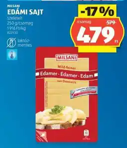ALDI MILSANI Edámi Sajt ajánlat