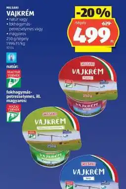 ALDI Milsani Vajkrém ajánlat