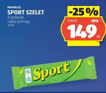 ALDI Mondelez Sport Szelet ajánlat