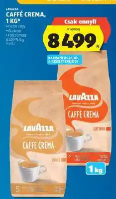 ALDI LAVAZZA CAFFÉ CREMA, 1 KG ajánlat