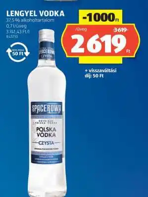 ALDI Lengyel Vodka ajánlat