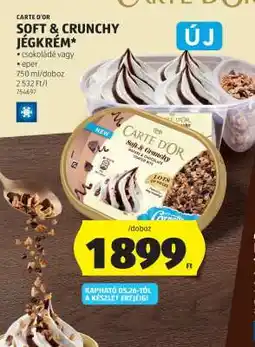 ALDI Carte d'Or Soft & Crunchy jégkrém ajánlat