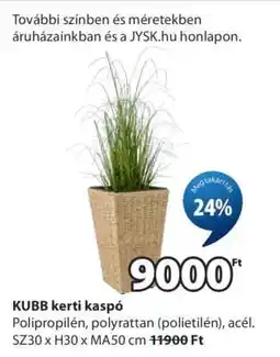 JYSK KUBB kerti kaspó ajánlat