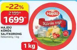 Auchan Hajdú Körös sajtkorong ajánlat