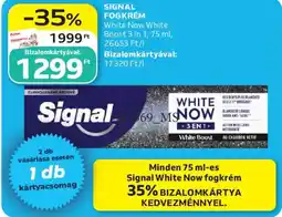 Auchan Signal fogkrém White Now White Boost 3 in 1 ajánlat