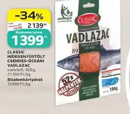 Auchan Classic Hidegen füstölt Csendes-óceáni Vadlazac szeletelt ajánlat