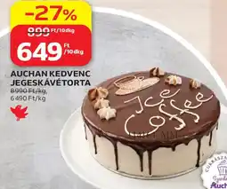 Auchan Auchan kedvenc jegeskávétorta ajánlat