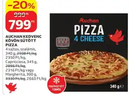 Auchan Auchan kedvenc kövön sütött pizza ajánlat
