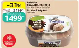Auchan Familia családi jégkrém ajánlat
