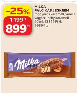 Auchan Milka pálcikás jégkrém ajánlat