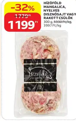 Auchan Hízóföld mangalica, nyelves disznósajt vagy rakott csülök ajánlat