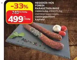 Auchan Hegedűs-Hús füredi parasztkolbász ajánlat