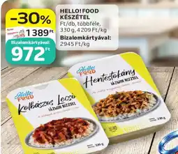 Auchan Hello! Food készétel ajánlat