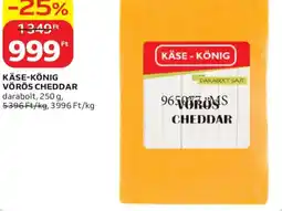 Auchan Käse-König vörös cheddar ajánlat