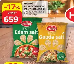 Auchan Hajdú reszelt gouda vagy edam sajt ajánlat