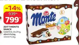 Auchan Zott monte snack ajánlat