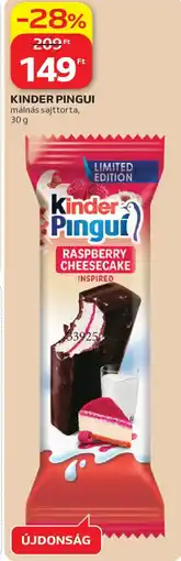 Auchan Kinder pingui málnás sajttorta ajánlat