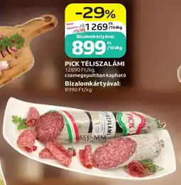 Auchan Pick téliszalámi ajánlat