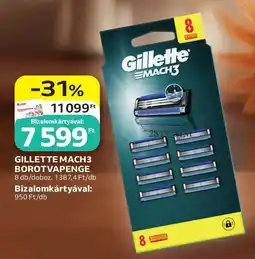 Auchan Gillette Mach3 Borotvapenge ajánlat