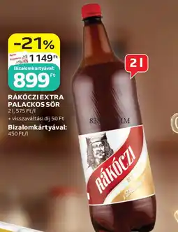 Auchan Rákóczi extra palackos sör ajánlat