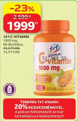 Auchan 1 x 1 C-vitamin ajánlat