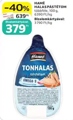 Auchan Hamé halas pástétom ajánlat
