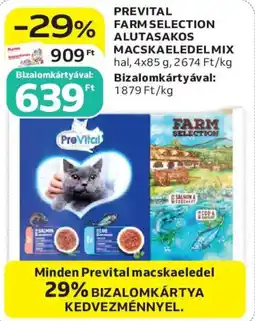 Auchan Prevital Farm Selection alutasakos macskaeledel mix ajánlat