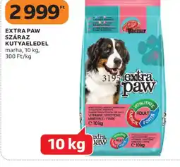 Auchan Extra paw száraz kutyaeledel ajánlat