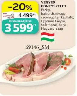 Auchan Vegyes pontyszelet ajánlat