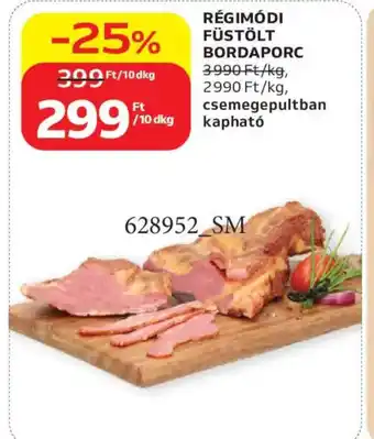 Auchan Régimódi füstölt bordaporc ajánlat