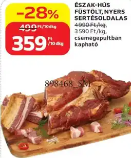 Auchan Észak-Hús füstölt, nyers sertésoldalas ajánlat