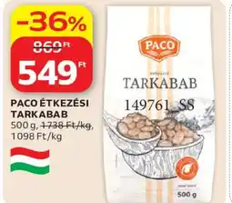 Auchan Paco étkezési tarkabab ajánlat