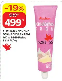 Auchan Auchan kedvenc fokhagymakrém ajánlat