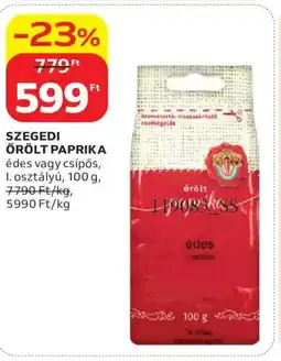 Auchan Szegedi őrölt paprika ajánlat