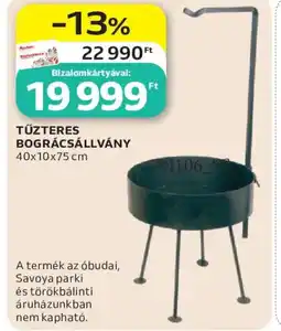 Auchan Tűzteres bográcsállvány ajánlat