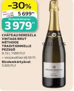Auchan Château dereszla vintage brut méthode traditionnelle pezsgő ajánlat