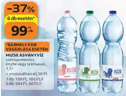 Auchan Mizse ásványvíz ajánlat